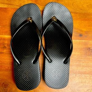 Tory Burch your platform flip flops euc 8